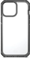 ITSkins - iPhone 13 Mini / iPhone 12 Mini Supreme Clear Hardcase Hülle Antimikrobiell (Fallschutz 4.5 Meter) - Transparent / Schwarz