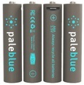 Pale Blue AAA USB Rechargeable Smart Batteries Akku Batterie