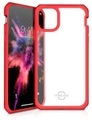 Itskins Hard Cover Hybrid Solid plain red transparent Hülle