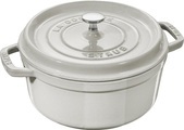 Staub - Schmortopf mit Deckel 28 cm - Hellgrau