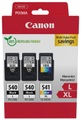 Canon 540L x2/CL-541XL Multipack - 3er-Pack - Hohe Ergiebigkeit - Schwarz, Farbe (Cyan, Magenta, Gelb) - original - Hängebox