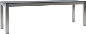 LOCARNO, 200 cm, Gestell Edelstahl, Platte HPL Gartenbank