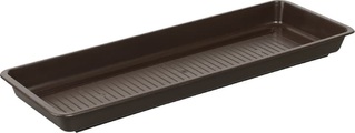 Testrut - Untersetzer für Blumenkasten 80 cm - Braun