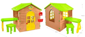undefined, Gartenspielhaus mit Tisch