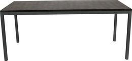 LOCARNO, 140 cm, Gestell Anthrazit, Platte Granit Gartentisch
