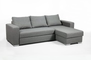 Micasa, Eckbettsofa BURKARD - 248 cm x153 cm x90, Micasa