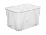 ROTHO - Aufbewahrungsbox ARCO - Kunststoff - transparent - 39/57/33 cm