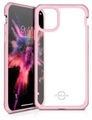 ITSkins - iPhone 11 Hybrid Solid Schutz Hardcase Hülle (Fallschutz 2 Meter) - Transparent / Rosa