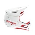 100% Aircraft DH Carbon Helm rot/weiß 2021 L | 59-60cm Downhill Helme