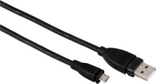 Hama Micro-USB-Kabel 2.0 geschirmt Schwarz 0,75 m