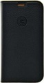 Mike Galeli - iPhone 12 Mini Echtleder Book Case Tasche Flip Cover - Schwarz