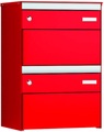 Stebler 2er Gruppe s:box 13 Feuerrot/Feuerrot Briefkasten
