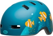 Bell Velohelm Kinder Lil Ripper matte gray/blue fish