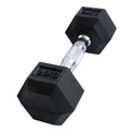 GladiatorFit Sechseckige Hantel aus Gummi : 2.5 KG Hanteln