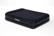 Bestway Luftbett tritech air 67403 203/152/46 cm , Tritech Air , Grau, Schwarz , Kunststoff , 152x46 cm , matt , integrierte elektrische Pumpe, integriertes Kissen, beflockte Schlafseite , 0069160801