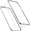 Baseus - iPhone Xs Max Magnetische Alu Schutzhülle mit Panzer Glas Backcover (Magnet-Technologie) - Silber