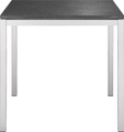 LOCARNO, 80 cm, Gestell Polar Silber, Platte Granit Gartentisch