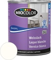 Miocolor Acryl Weisslack seidenmatt reinweiss 750 ml