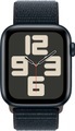 APPLE Watch SE (GPS) 40 mm - Smartwatch (Stufenlos verstellbar, Textil (Carbon Neutral), Mitternacht/Mitternacht)