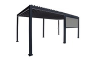 Sichtschutz, ausziehbar schwarz, 4m