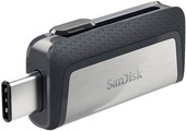 SanDisk, Sandisk Ultra Dual USB 3.1 - Flash-Laufwerk (128 GB, Schwarz, silber)