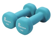 Perform 2 x 1 kg Neoprenhanteln