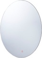 Beliani, Beliani Badspiegel mit LED-Beleuchtung oval 60 x 80 cm MAZILLE