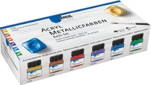undefined, Set Metallicfarbe 6 x 20 ml