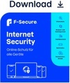 F-Secure Internet Security; 20 Geräte; 3 Jahre Antivirus (Download)
