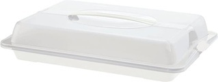 Rotho John Box Rechteckig Transparent, Weiß