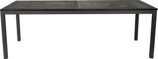 LOCARNO, 220 cm, Gestell Anthrazit, Platte Granit Gartentisch