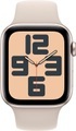 APPLE Watch SE (GPS) 44 mm - Smartwatch (S/M 140-190 mm, Fluorelastomer, Polarstern/Polarstern)