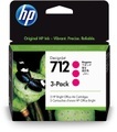 HP 712 Tinte magenta 3-Pack