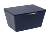 Wenko, Wenko - Aufbewahrungsbox mit Deckel Brasil Dunkelblau