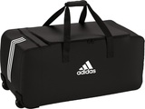 Adidas Tiro Wheeled Duffel Bag Black/White One Size