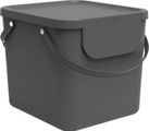Rotho, Rotho Abfallsammler 40 l l , 1034408853 , Anthrazit , Kunststoff , 40 L l , 40x35.5x34 cm , 003294023504