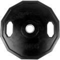 Tunturi, Tunturi - Gummierte 20 kg Hantelscheibe 50 mm Schwarz