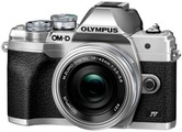 Olympus, OLYMPUS OM-D E-M10 Mark IV Body + M.Zuiko Digital ED 14-42mm F3.5-5.6 EZ Pancake - Systemkamera (Fotoauflösung: 20.3 MP) Silber