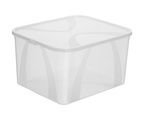 ROTHO - Aufbewahrungsbox ARCO - Kunststoff - transparent - 35/42/23 cm