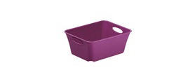 Rotho LIVING Box, Kunststoff (PP) BPA-frei, violett, C7 Korb