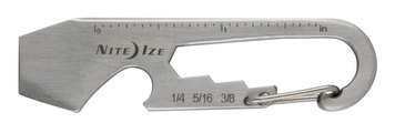 Nite Ize - Schlüsselanhänger mit Flaschenöffner Key - Silber