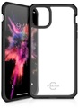 ITSkins - iPhone 11 Pro Max Hybrid Solid Schutz Hardcase Hülle (Fallschutz 2 Meter) - Transparent / Schwarz