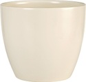 Übertopf Rille Ø33 cm crème