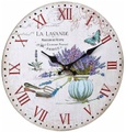 TFA Dostmann Wanduhr Vintage La Lavande Ø 33.7 cm, Mehrfarbig