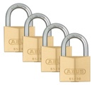 Abus 65/30 Quads Messing-Hangschloss Hangschloss