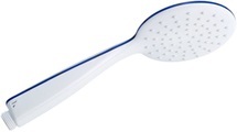diaqua Duschbrause Iota weiss/chrom