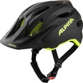 Alpina Carapax Flash Helm Jugend schwarz/gelb 2022 51-56cm Kinderhelme