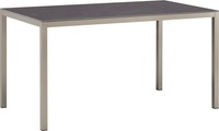 undefined, LOCARNO, 140 cm, Gestell Polar Silber, Platte Keramik Gartentisch