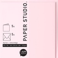 undefined, Karten+Umschläge Quadratisch, 2X5Stück, rosa