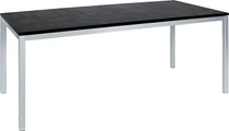 LOCARNO, 160 cm, Gestell Edelstahl, Platte Granit Gartentisch